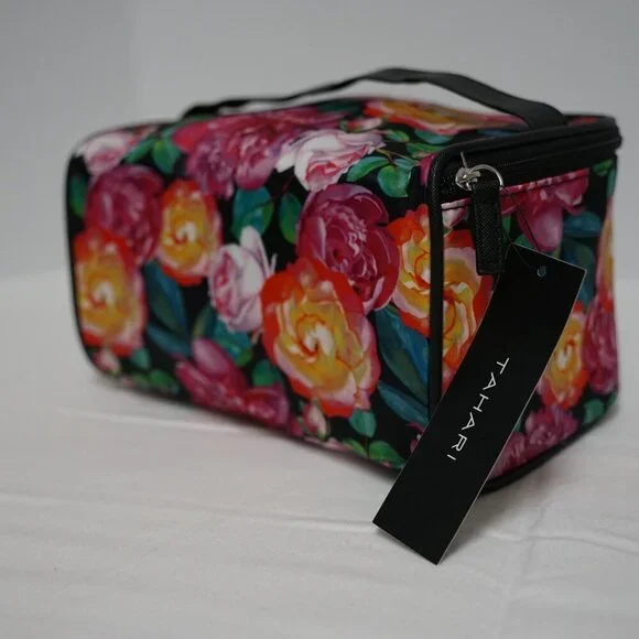 Tahari Floral Makeup Bag - Picture 2 of 4